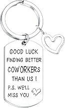 Coworker Leaving Keychain Going Away Gifts for Coworker Colleague Farewell Gifts for Women Men Leaving Gift for Colleague Good Luck Keyring