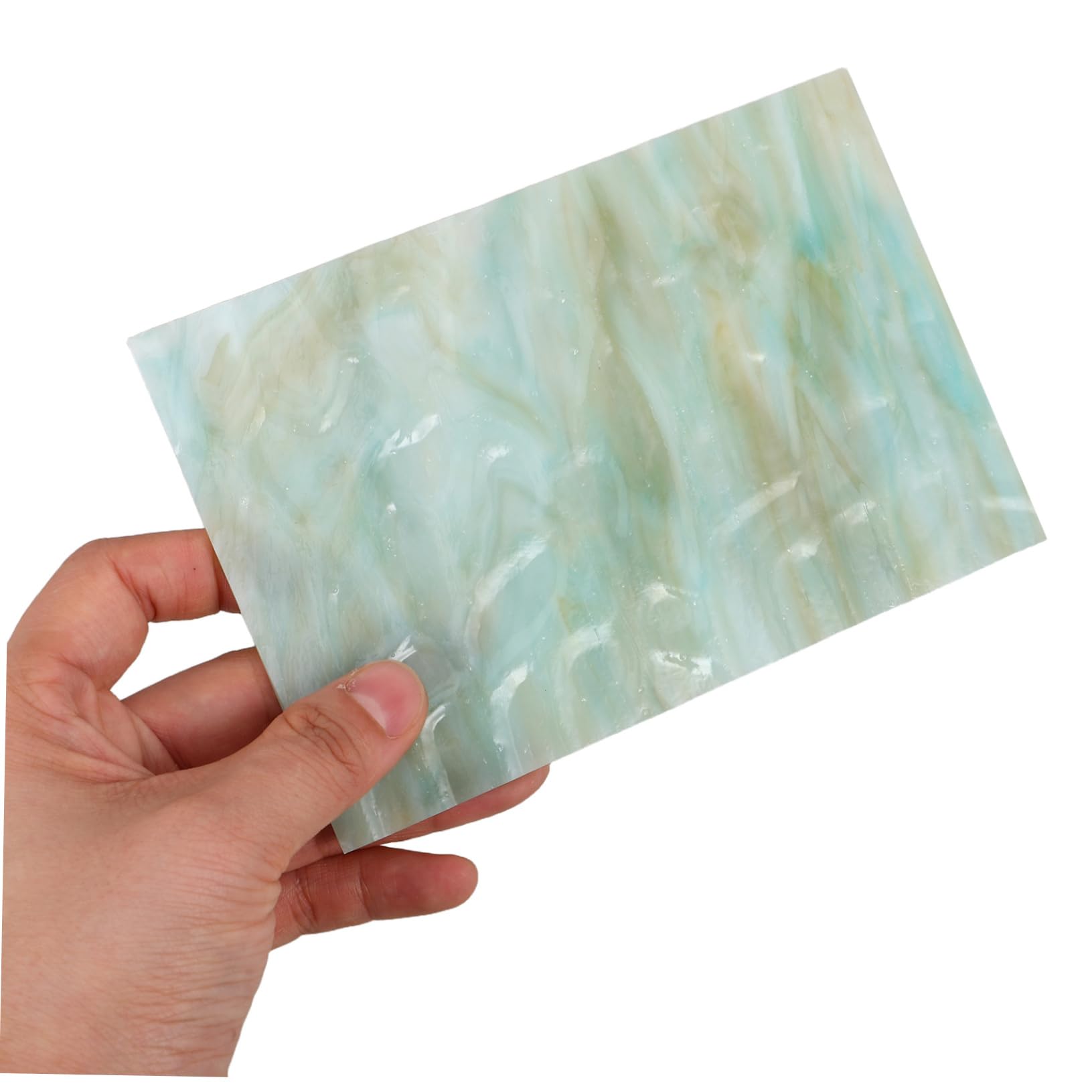 Didiseaon 2pezzi Vetro Texture Ondulata per Mosaico Fai da Te Forniture Artigianali in Vetro Decorazioni per Casa e Ufficio Piastrelle Uniche