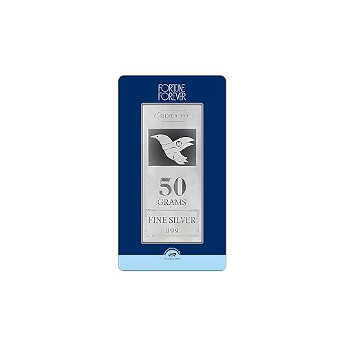 Pure Silver Bar/Lagdi with Blister Card Perfect for Gifting & Investment (999 Purity)(2 Grams - 1000 Grams)