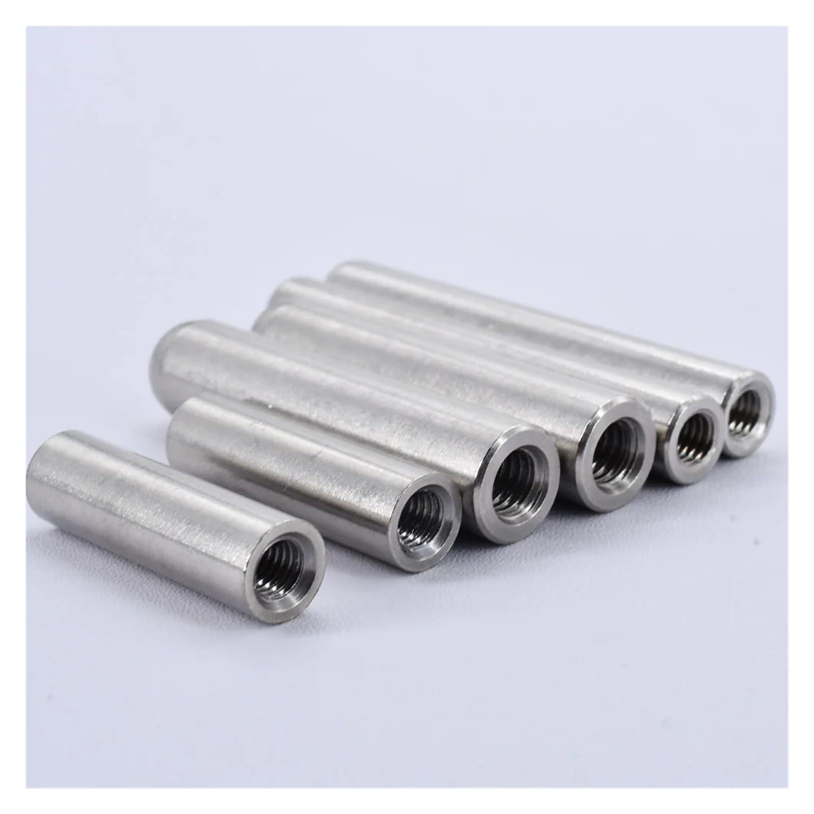M3 M4 M5 M6 304 Pasador cilíndrico de cabeza redonda con rosca interna de acero inoxidable Pasador hueco Pasador de posicionamiento perforado con diente interno(50mm (10Pcs))