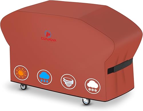 Comnova - Cubierta de parrilla para parrilla Blackstone de 28 pulgadas con capucha, cubierta de parrilla plana 600D para parrilla Blackstone Pro Comnova - Cubierta de parrilla para parrilla Blackstone de 28 pulgadas con capucha, cubierta de parrilla plana 600D para parrilla Blackstone Pro