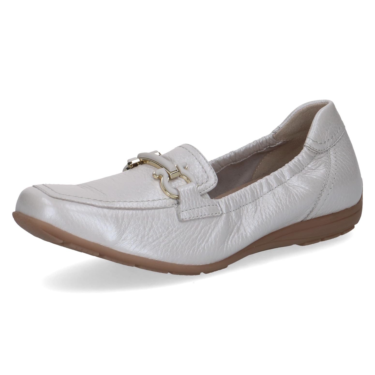 CAPRICE Women Damen 9-24654-42 Loafer, Pearl Per Deer, 4 UK