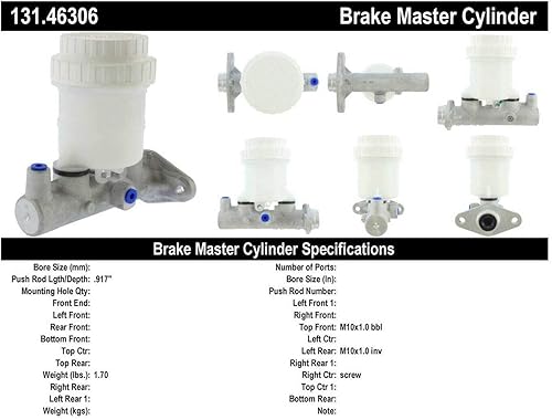 Miniatura 4 de Centric Piezas 131.46306 C-Tek Cilindro maestro de freno estándar