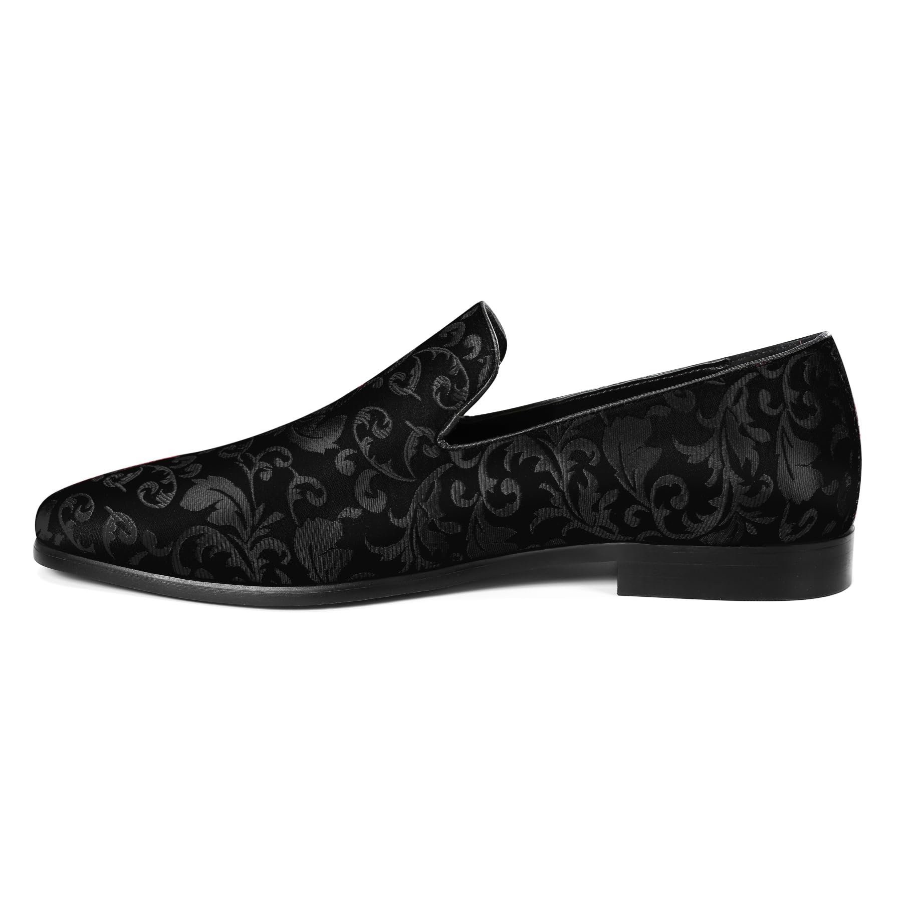 YFFUSHI Mocasines Hombre de Lujo Bordados Loafers Bajos Comfort Slip On Plano Zapatos para Boda Ceremonia