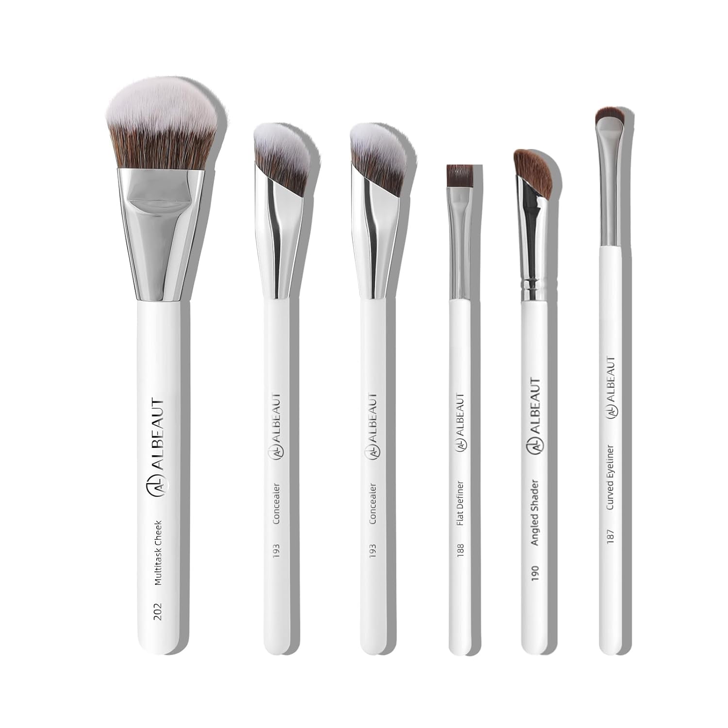 Albeaut Concealer Foundation Brush Eyeliner Brush Face Brush Set