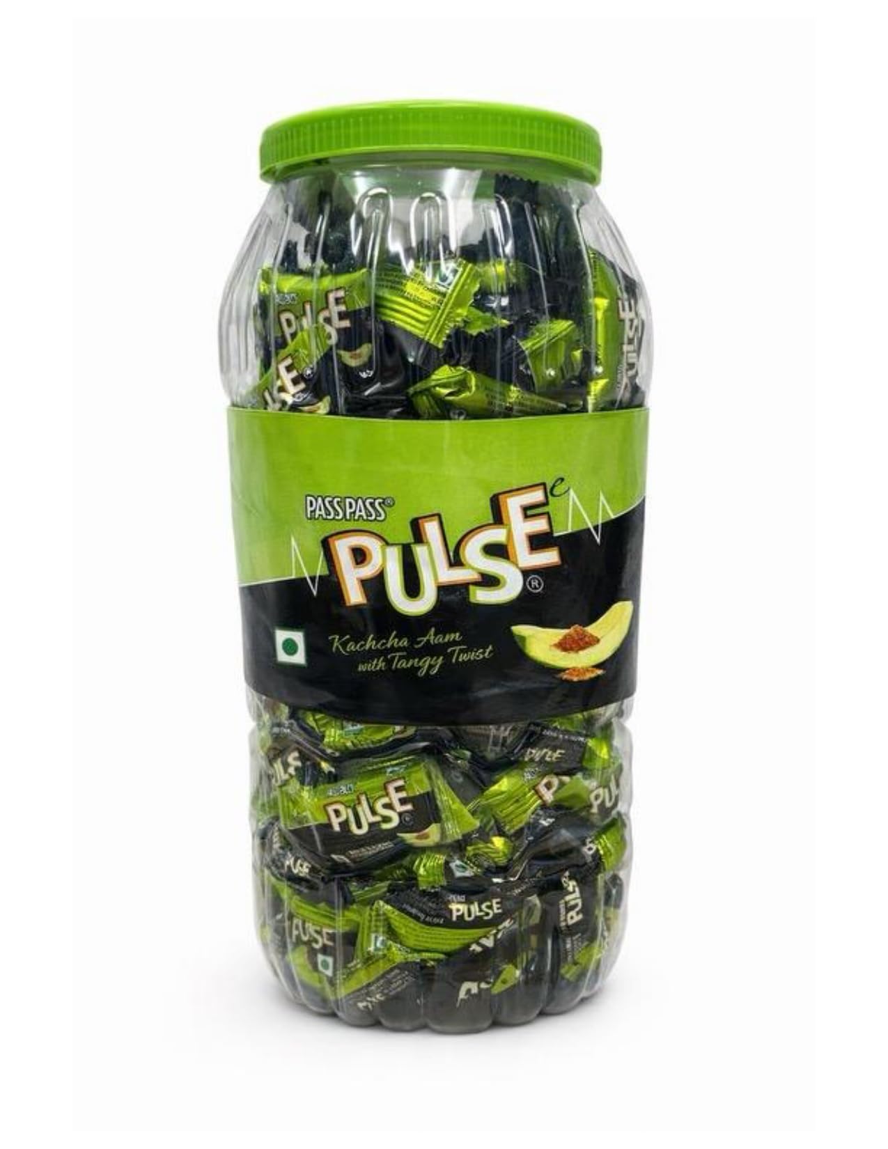 Pulse Mango Candy | Tangy & Sour Raw Mango Flavoured Hard Candy with Masala Filling | Chatpata Indian Candy Toffee for Kids & Adults-image-47