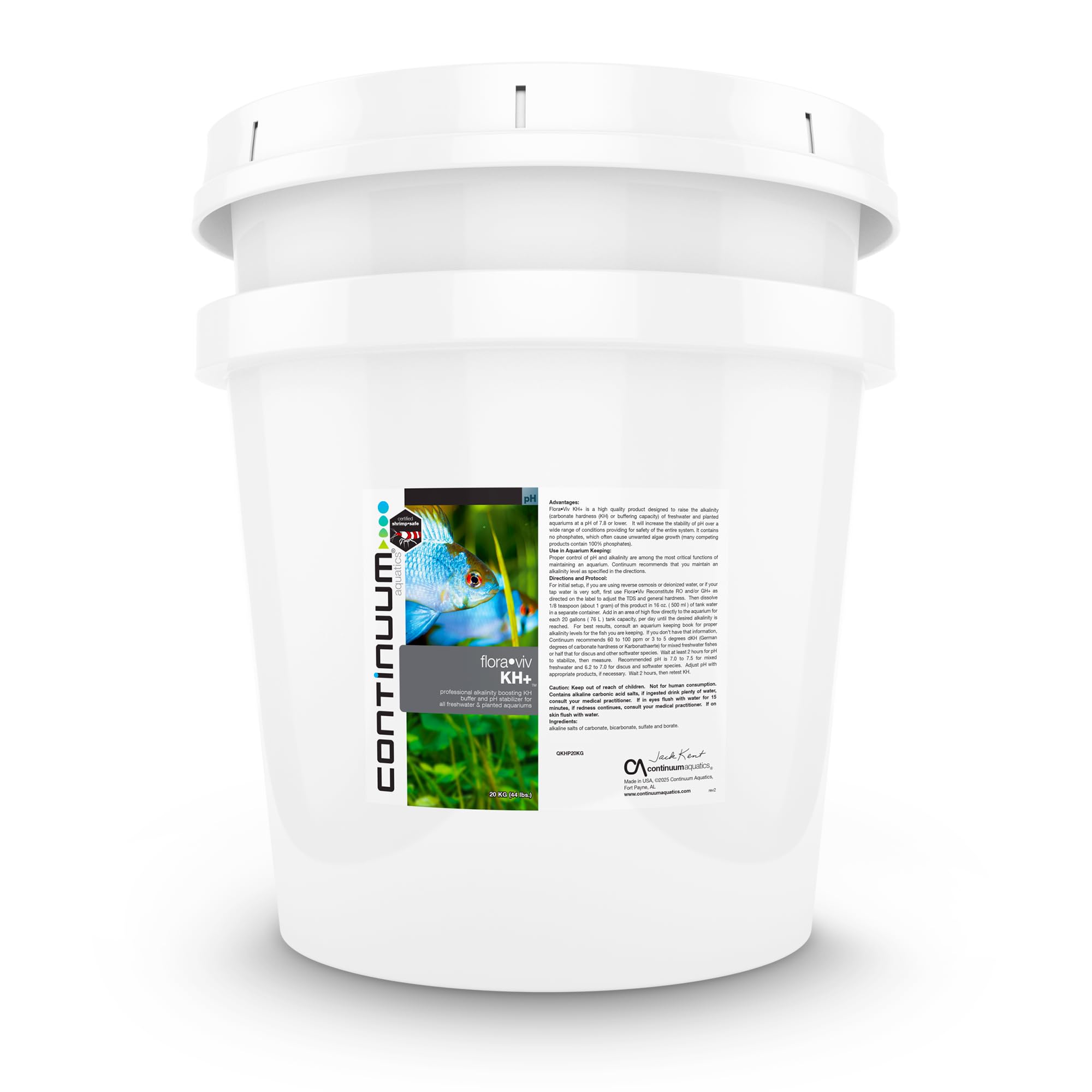 Continuum Aquatics FloraViv KH+ Carbonate Hardness Booster 20KG