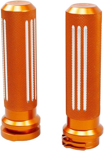 Miniatura 5 de POWERJAMES - Empuñaduras de aluminio coloridas para acelerador Harley Davidson de cable Motors