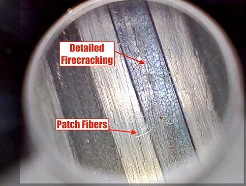 Miniatura 6 de Teslong Boroscopio rígido para rifle, cámara de limpieza de pistola con luces LED y espejo de ángulo recto. Varilla de 26 pulgadas de largo que se