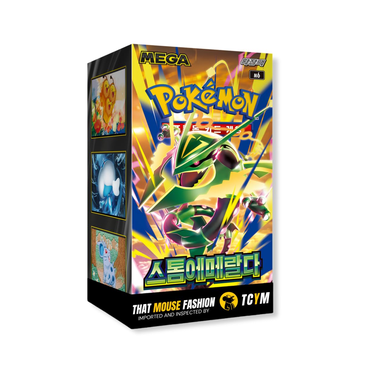 Boîte de booster coréenne du règne du delta coréen | Pokemon Delta Reign | Mega Evolution Pokemon Coréen Booster Box | 30 boosters | Storm Emeralda Pokemon TCG | That Mouse Fashion