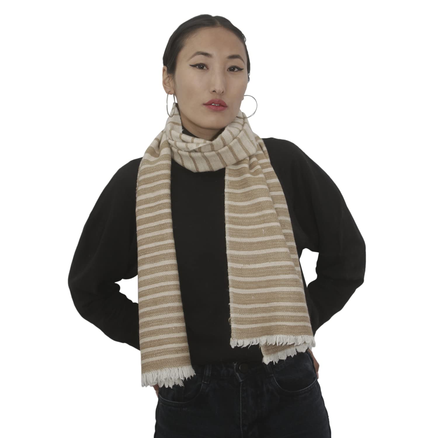 A T E L I E R stanzinPashmina handwoven Muffler