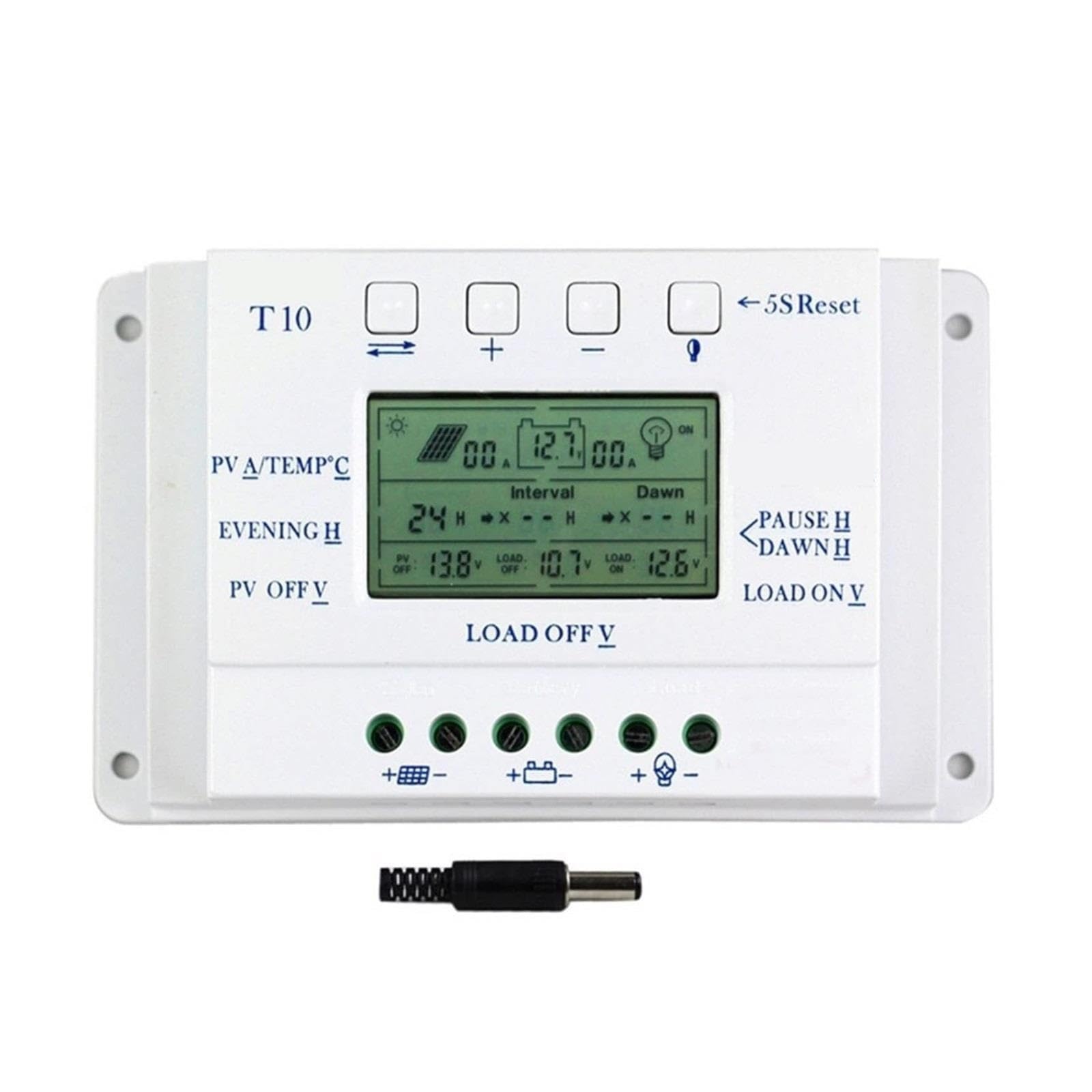 Contrôleur Solaire 10A 12/24V PWM