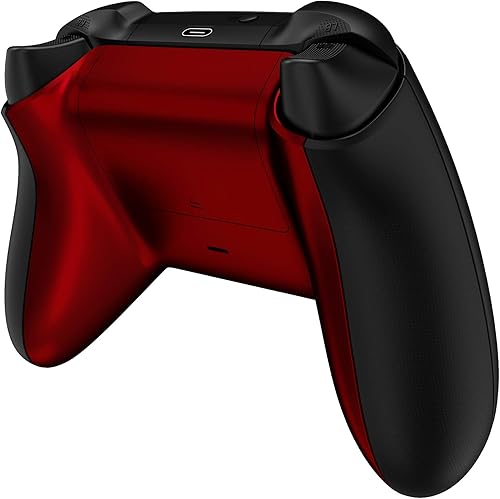 Miniatura 6 de eXtremeRate Carcasa trasera personalizada para controlador inalámbrico Xbox Core, cubierta de batería de repuesto roja escarlata y carcasa inferior