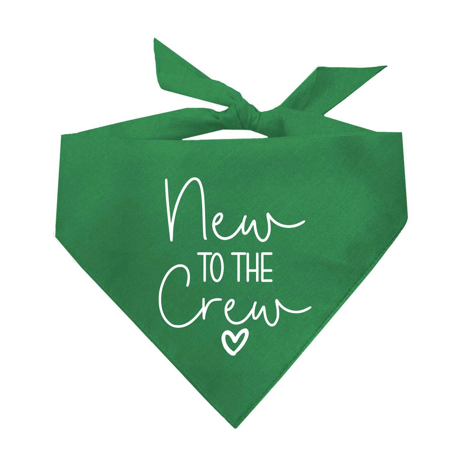 New to The Crew Dog Bandana (Green, OS 381)