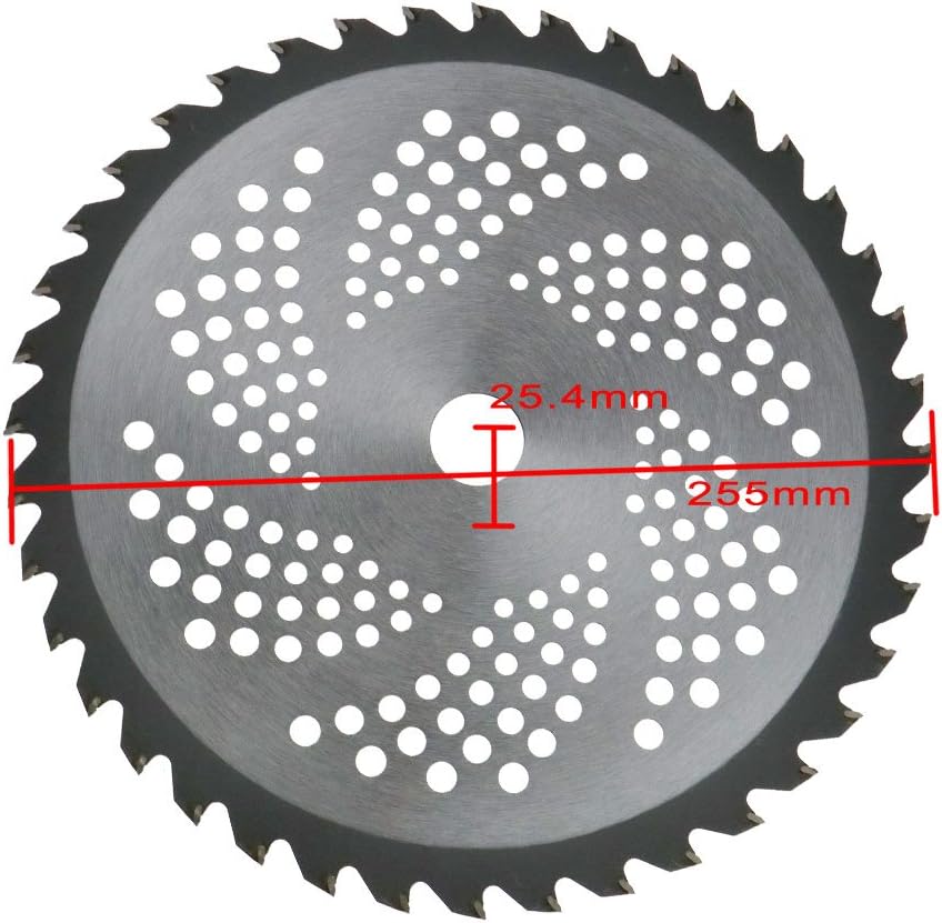 10inch 40 Teeth Carbide Circle Blade Brush Cutter Metal String Trimmer Tools Steel