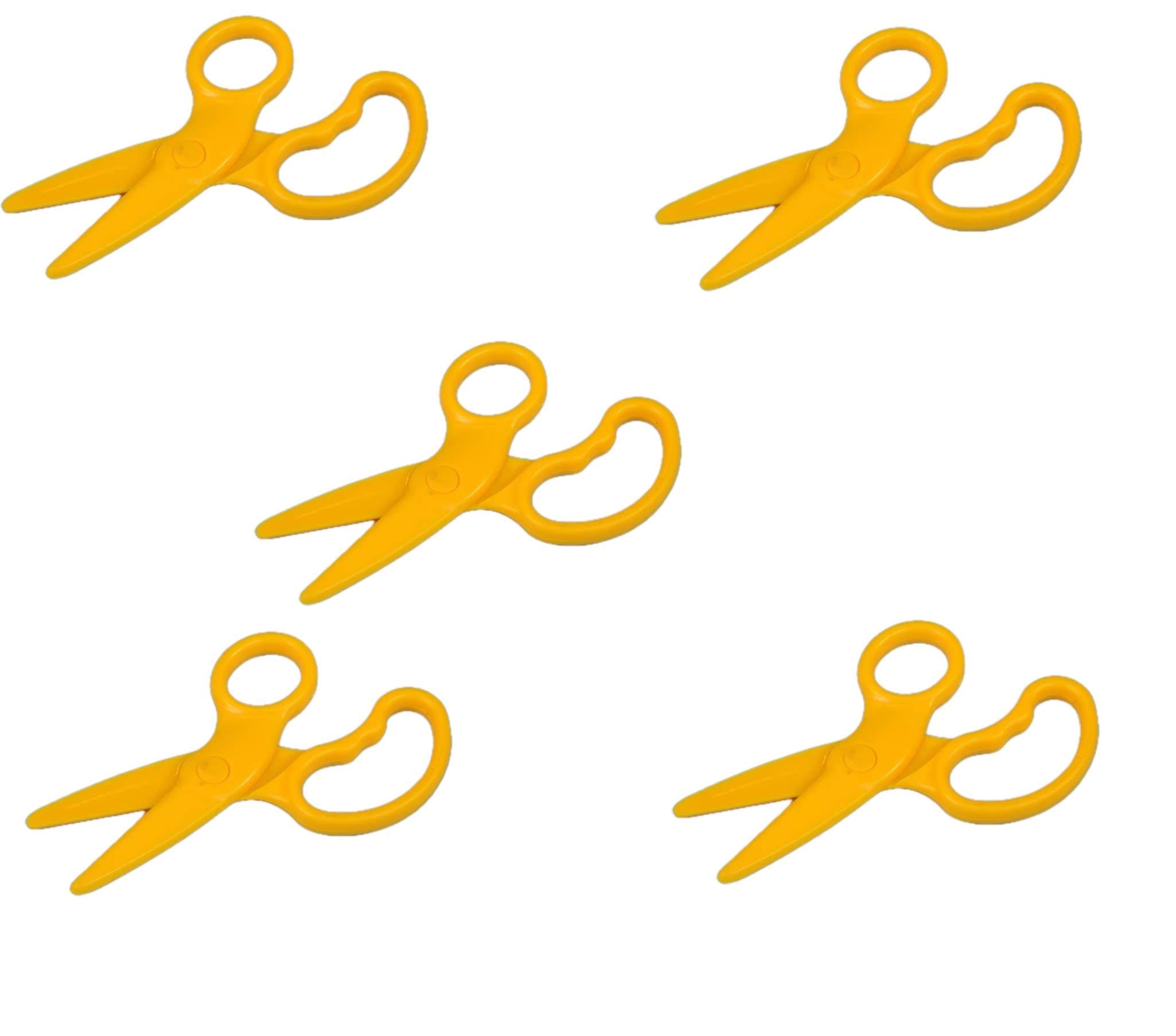 Plastic Dough Scissors | Straight Cut | Pack of 5