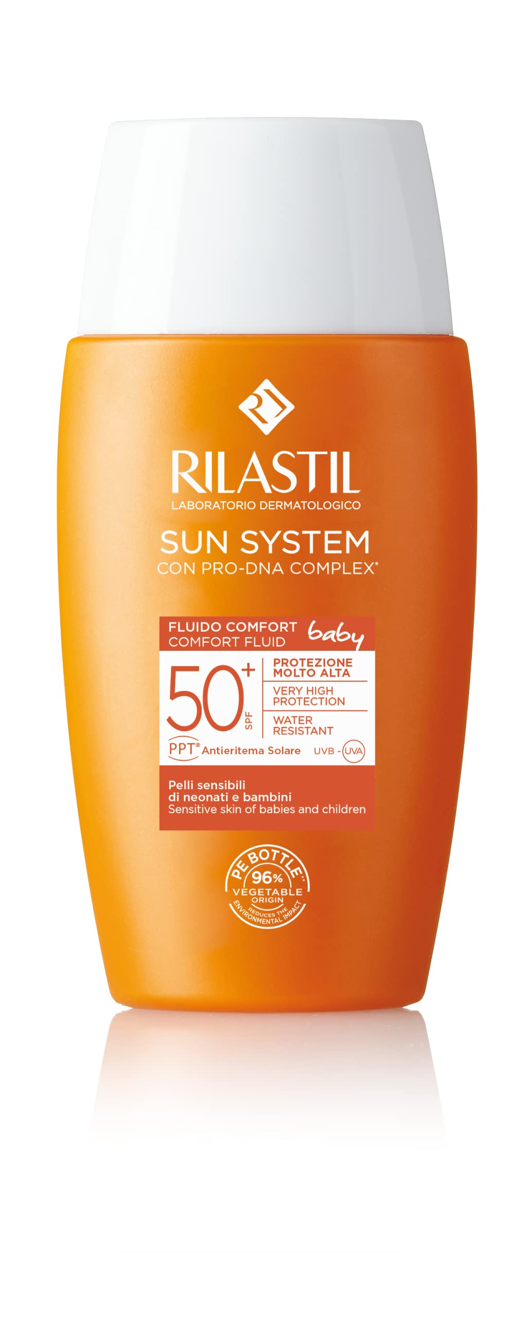 Rilastil Sun System - Fotoprotector Baby Comfort Con Spf 50+, 00% Mineral Para Bebés Desde 0 Meses - 50ml