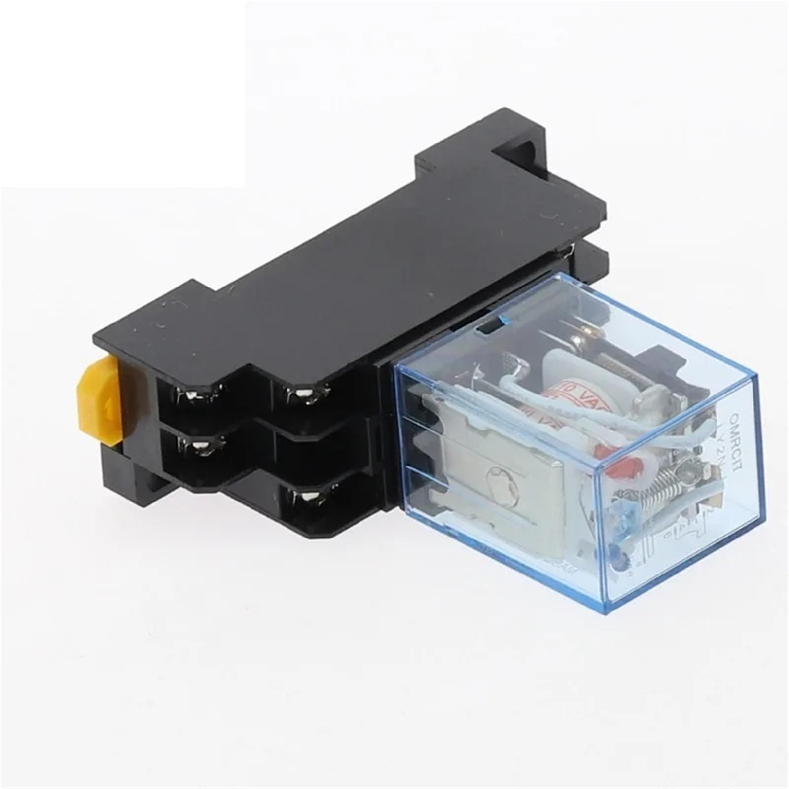 Relè di potenza bobina DPDT LY2NJ HH62P HHC68A-2Z 12V 24V 36V 110V 220V 380V DC/AC 10A 8PIN con base zoccolo 1 pz(AC 380V)