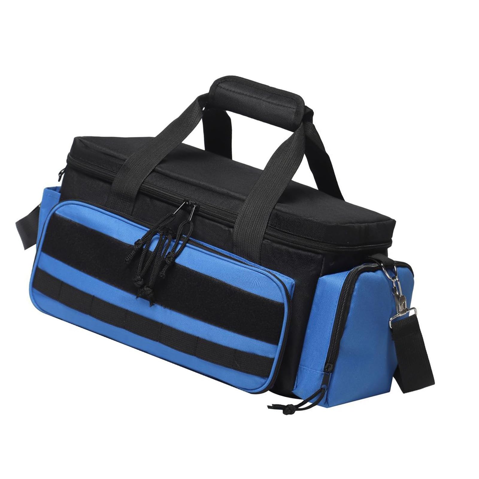Nylon Tool Storage Bag Spacious Interior Reinforced Construction Comfortable Carry Handle for Contractors Portable Bag