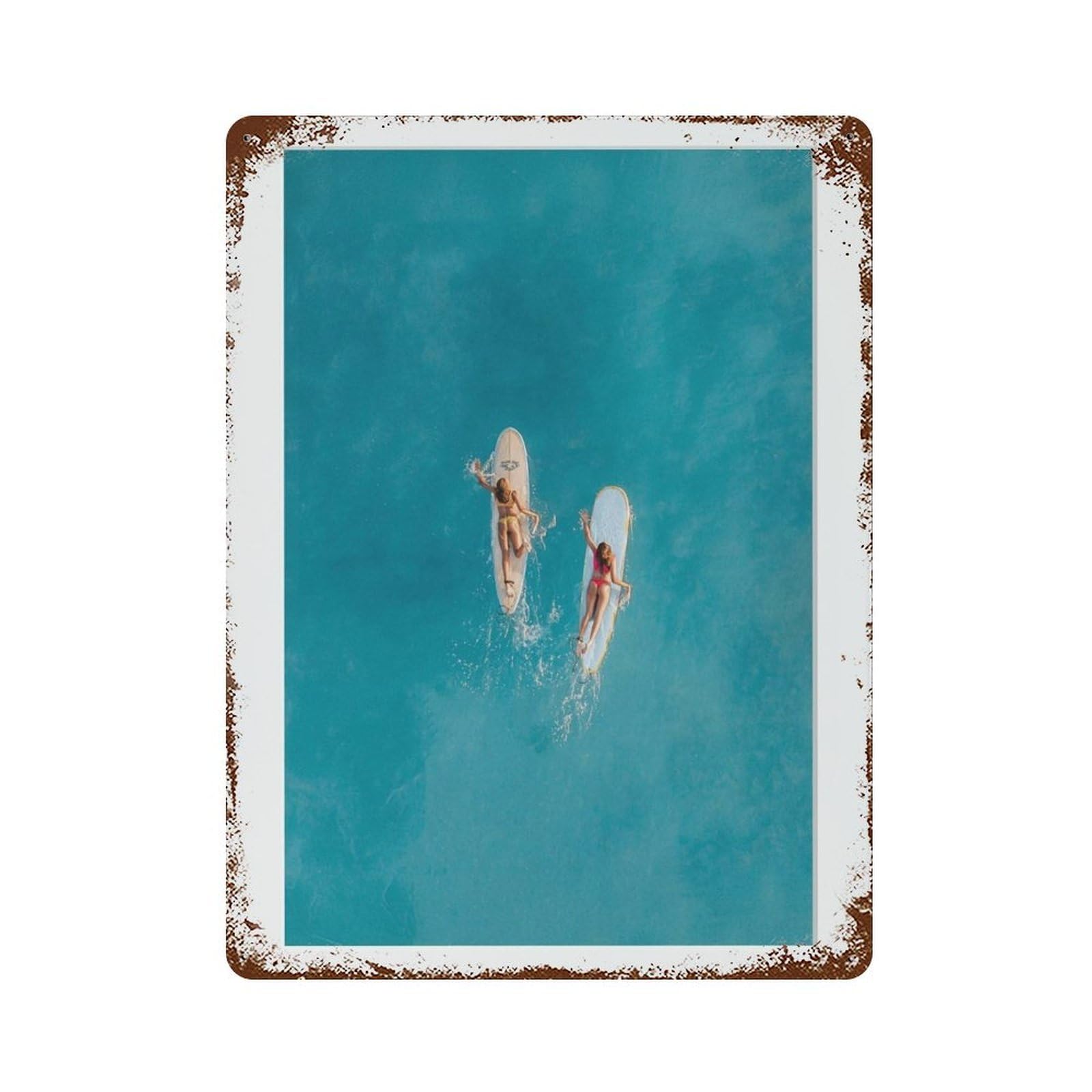 xiaoxiaoshen Surf Photography S Wall Decor Art Metal Tin Poster Modern Home Decor Art Home Bar Shop Decorations Vintage Sign 40x30cm