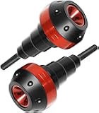 Motorcycle Frame Sliders for Suzuki DR 125 200 650 1982-2025,Aluminum Anti-Fall Rod,Protection Rod,Crash Pads,Engine Protector Exhaust Sliders Accessories,Red