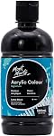 Mont Marte Signature Titanium White Acrylic Paint, 16.9oz (500ml), Semi-Matte Finish, Suitable for Canvas, Wood, Fabric, Leather, Cardboard, Paper, MDF and Crafts