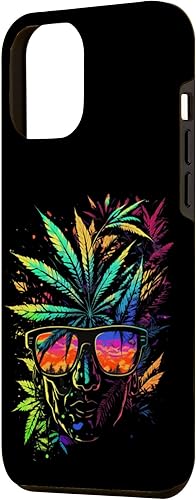 Miniatura 2 de iPhone 14 Plus Marihuana Hoja de cannabis con gafas de sol