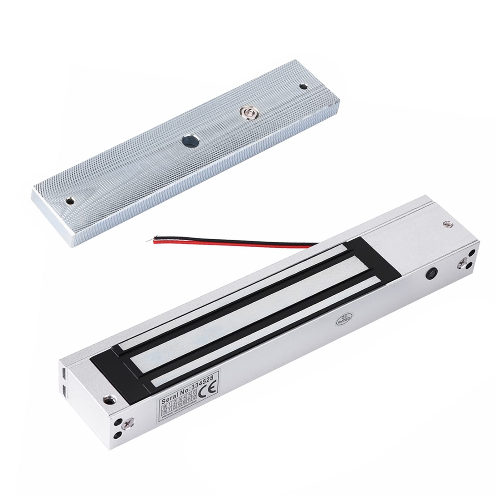 Cryfokt Elektrisches Magnetisches Türschloss, 280 Kg, Starke Kraft, Diebstahlsicherung, Schrankschloss für Aktenschrank, Schublade, Einkaufsschrank, Sicheres Metallmaterial