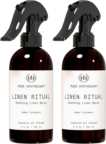 Miniatura 16 de Muse Apothecary Pillow Ritual - Rocío aromático, calmante y relajante para almohada, spray para ropa de cama y telas - Infundido con aceites