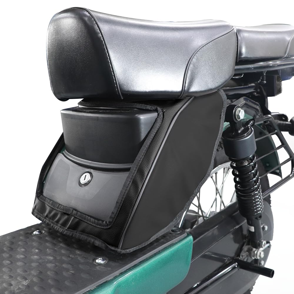 TVS Tool Box Cover XL100-Single Tone Black - Black