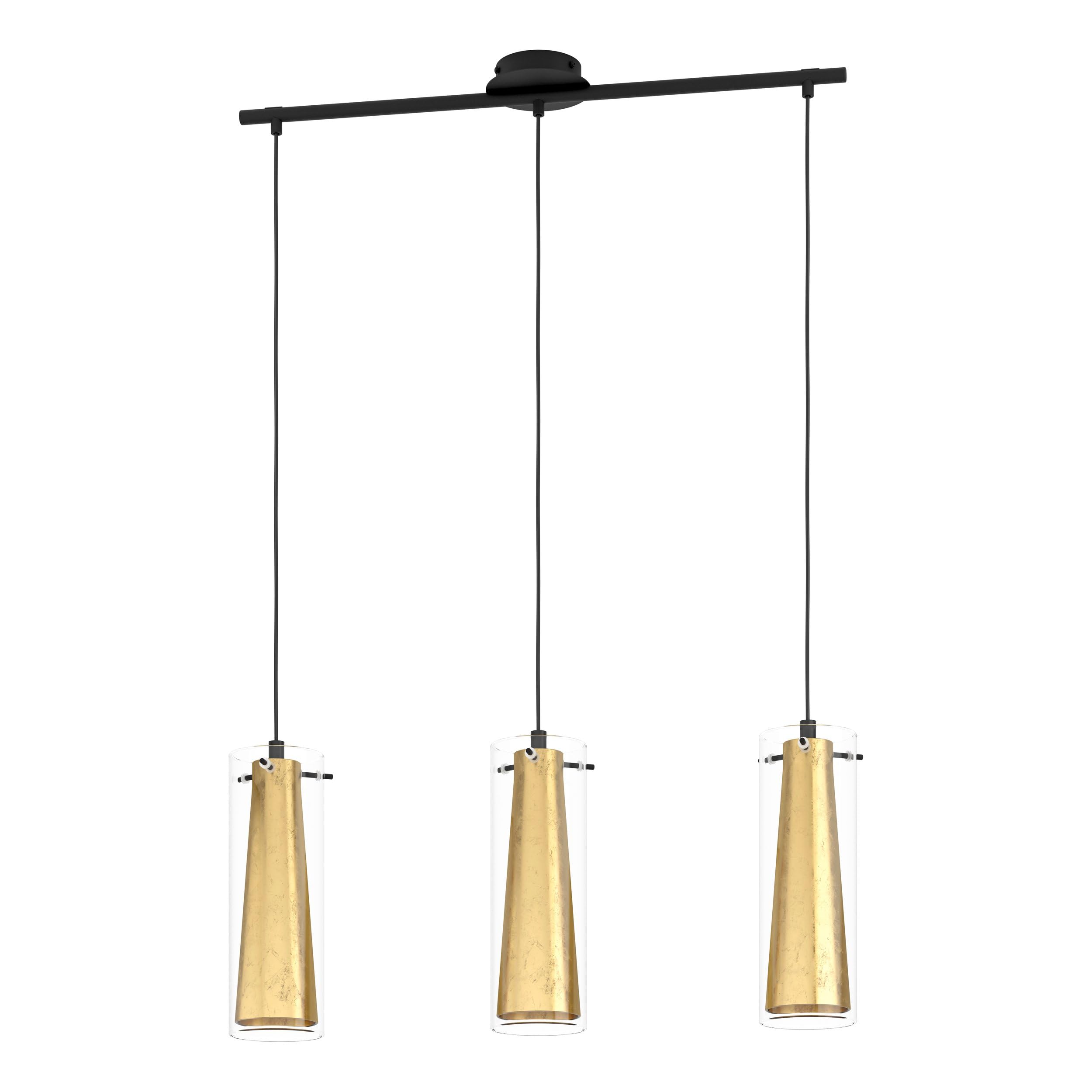 Eglo Pendant Lamp Pinto Gold, 3-Light Suspension