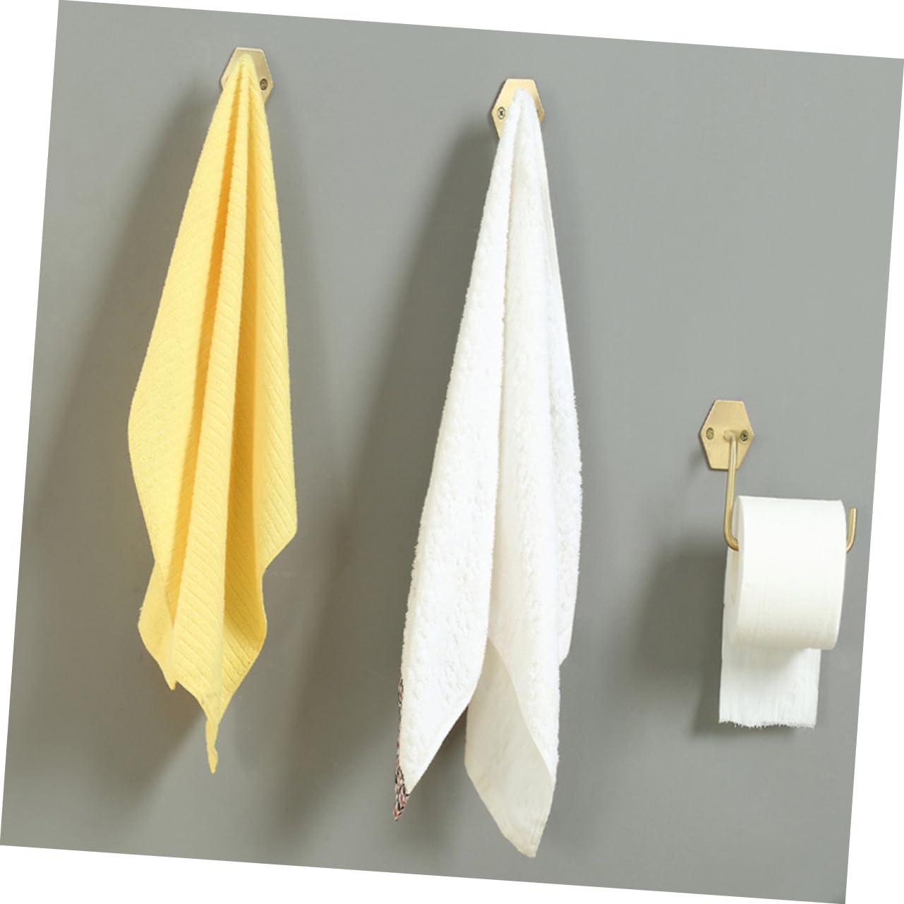 Operitacx Gancio da Parete Resistente in Ottone Appendiabiti Multifunzionale per Casa Bagno e Cucina Non Facile da Arrugginire o Deformare