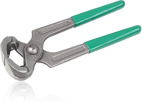 Miniatura 1 de Alicates de corte de pezuñas, pinzas de corte de extremo, pinzas de herradura resistentes con agarre de plástico, alicates de herradura,