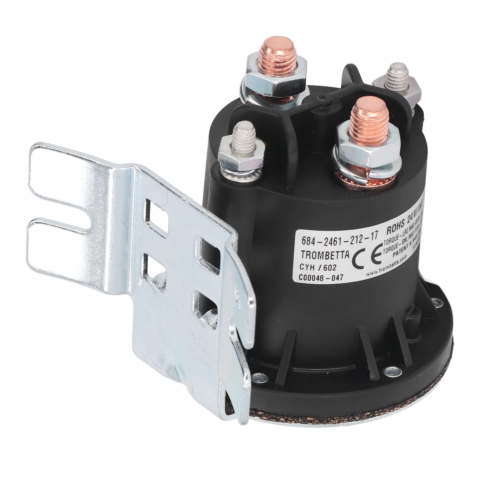 Contactor DC24V 150A DC Compatible con Carretilla Elevadora TROMBETTA, Contactor DC de Bomba de Aceite Estable de Alta Sensibilidad, Número OE 684 2461 212 17