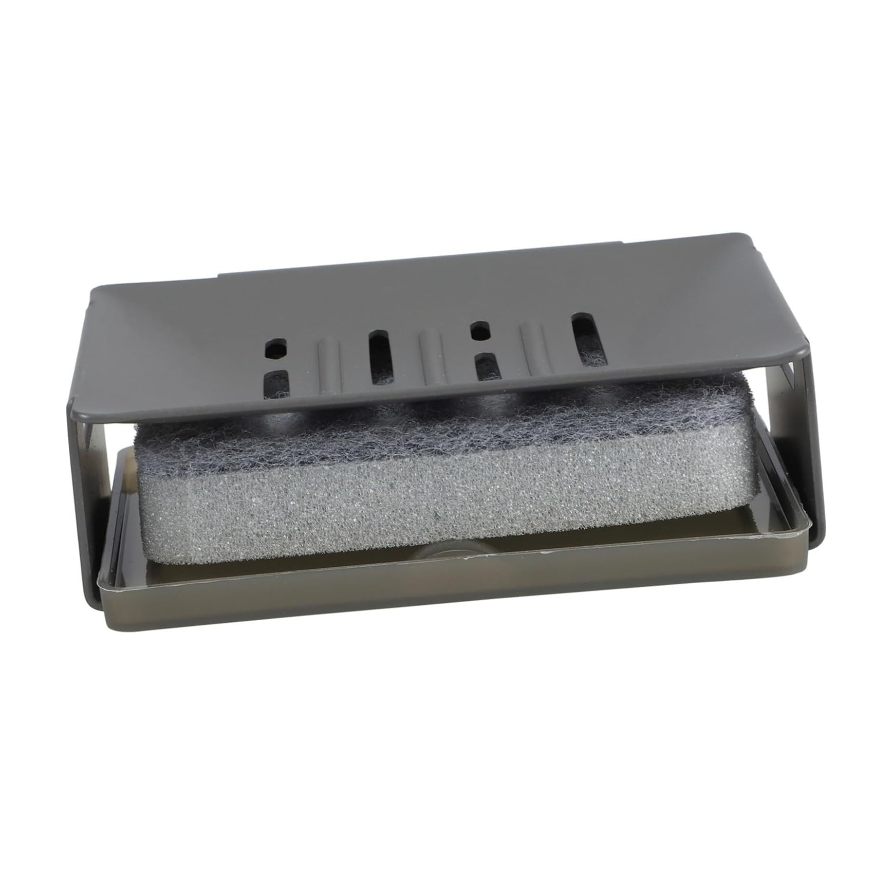Porte-savon aluminium spatial pour une douche moderne et ordonnée