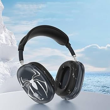 Apple AirPods Max アクセサリ スパイダー カバー Amazon.com: MORWLAT Case Cover for AirPods Max, Clear Cool