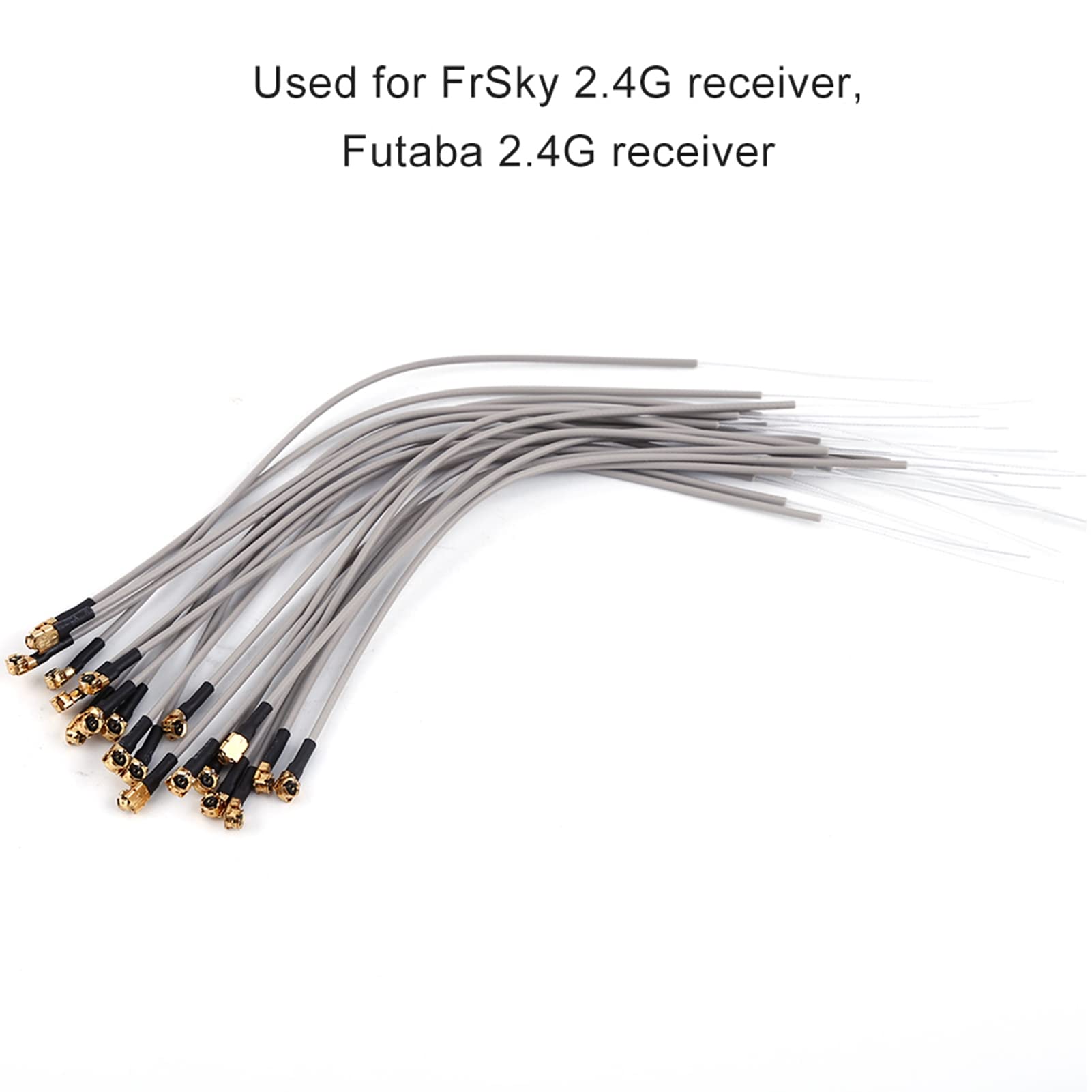Model Toys Model Airplane Accessories, Antenna, Snug 2.4G Receiver Antenna, Aircraft Receiver for Futaba 2.4G FrSky 2.4G Nice 2.4G ABS Aircraft Receiver Model Toys