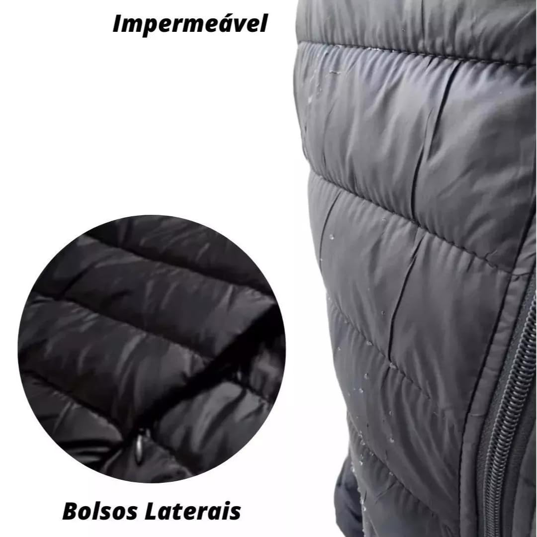 Jaqueta Puffer Bobojaco Masculina Corta Frio e Vento com Bolso Capuz Motoqueiro Moto em promoção! Veja a oferta e mais achadinhos de Jaquetas & Casacos 7 Hoje é o melhor dia para comprar Jaqueta Puffer Bobojaco Masculina Corta Frio e Vento com Bolso Capuz Motoqueiro Moto com aquele preço maroto! Promoção! Aproveite a oferta! 7