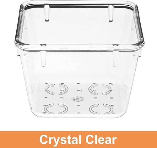 Miniatura 4 de Paquete de 25 organizadores de cajones de escritorio, cajones de tocador y escritorio, bandejas organizadoras de cajones de plástico transparente