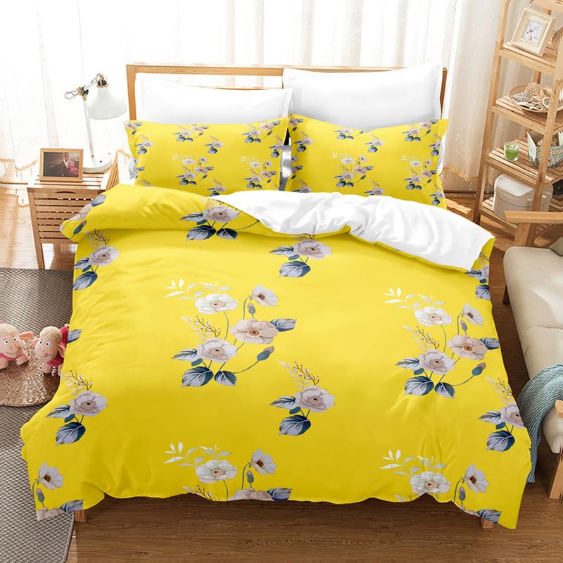 Housse de couette avec 2 taies d'oreiller 65x65 cm lit enfant 90x190