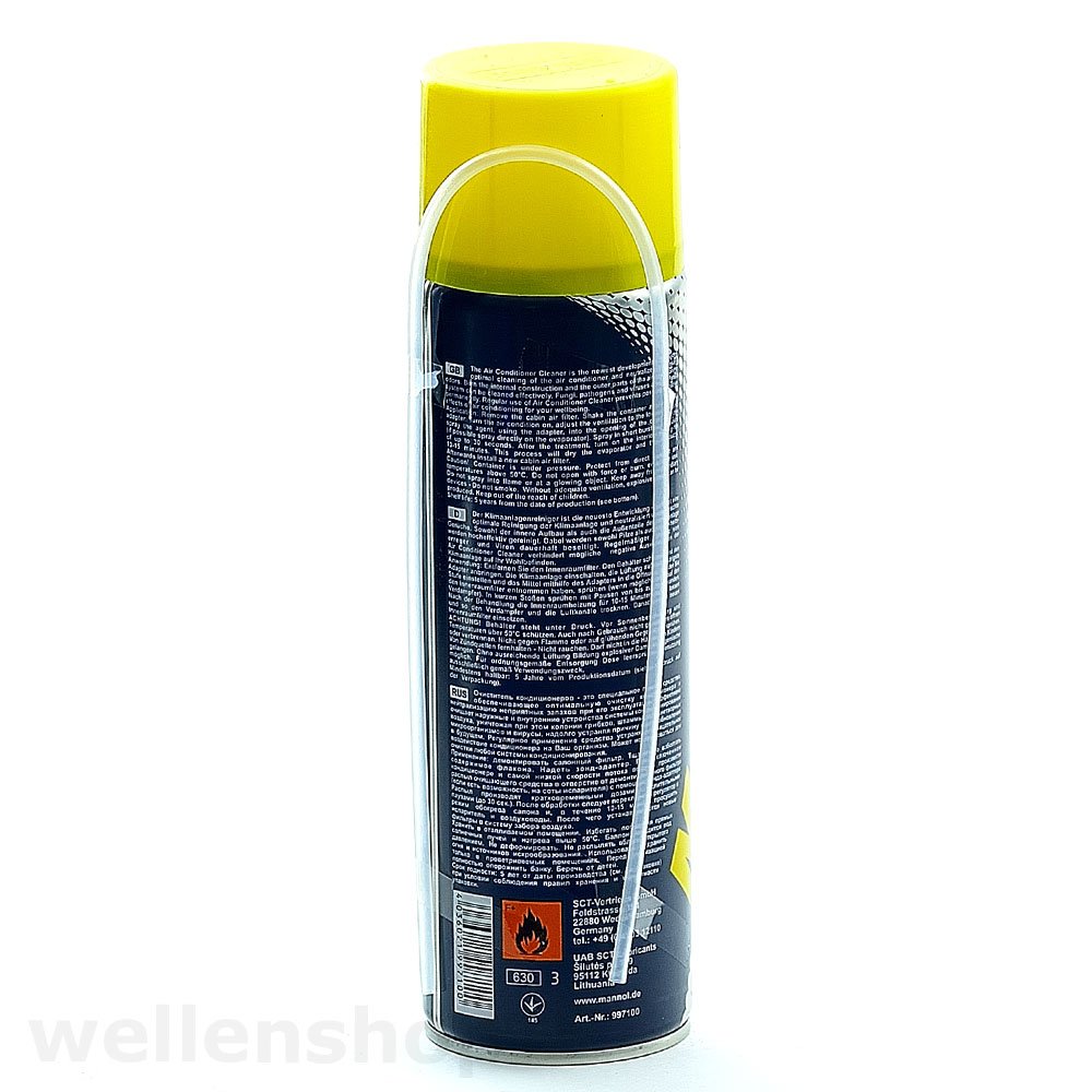 5 x 520ml Klimaanlagenreiniger Spray Desinfektionsspray MANNOL 9971
