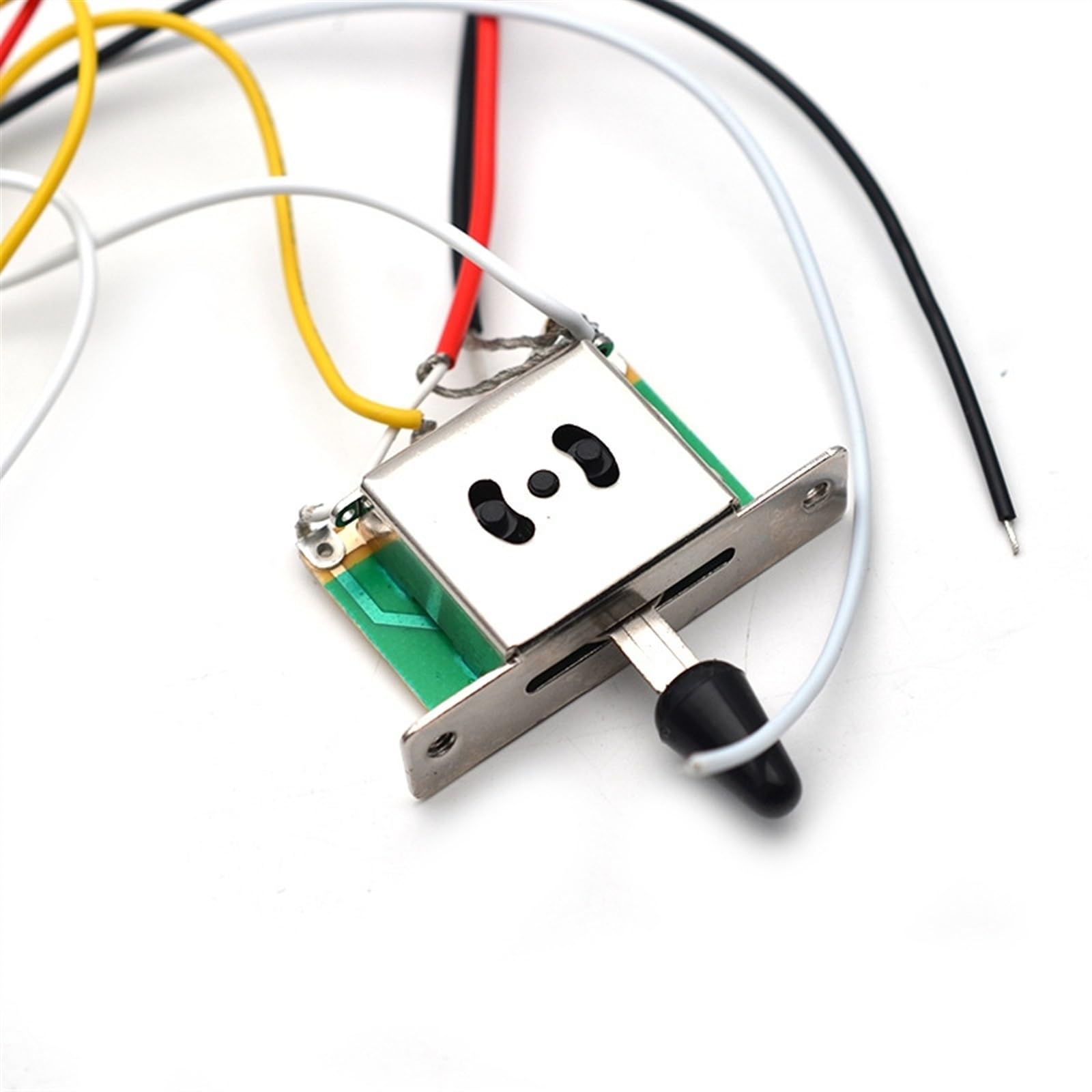 Przetwornik Gitary Elektrycznej Kompletny Zestaw Obwodów Z Potencjometrem Przetwornika ST Zintegrowany Układ Gitary Elektrycznej Czarny(White)
