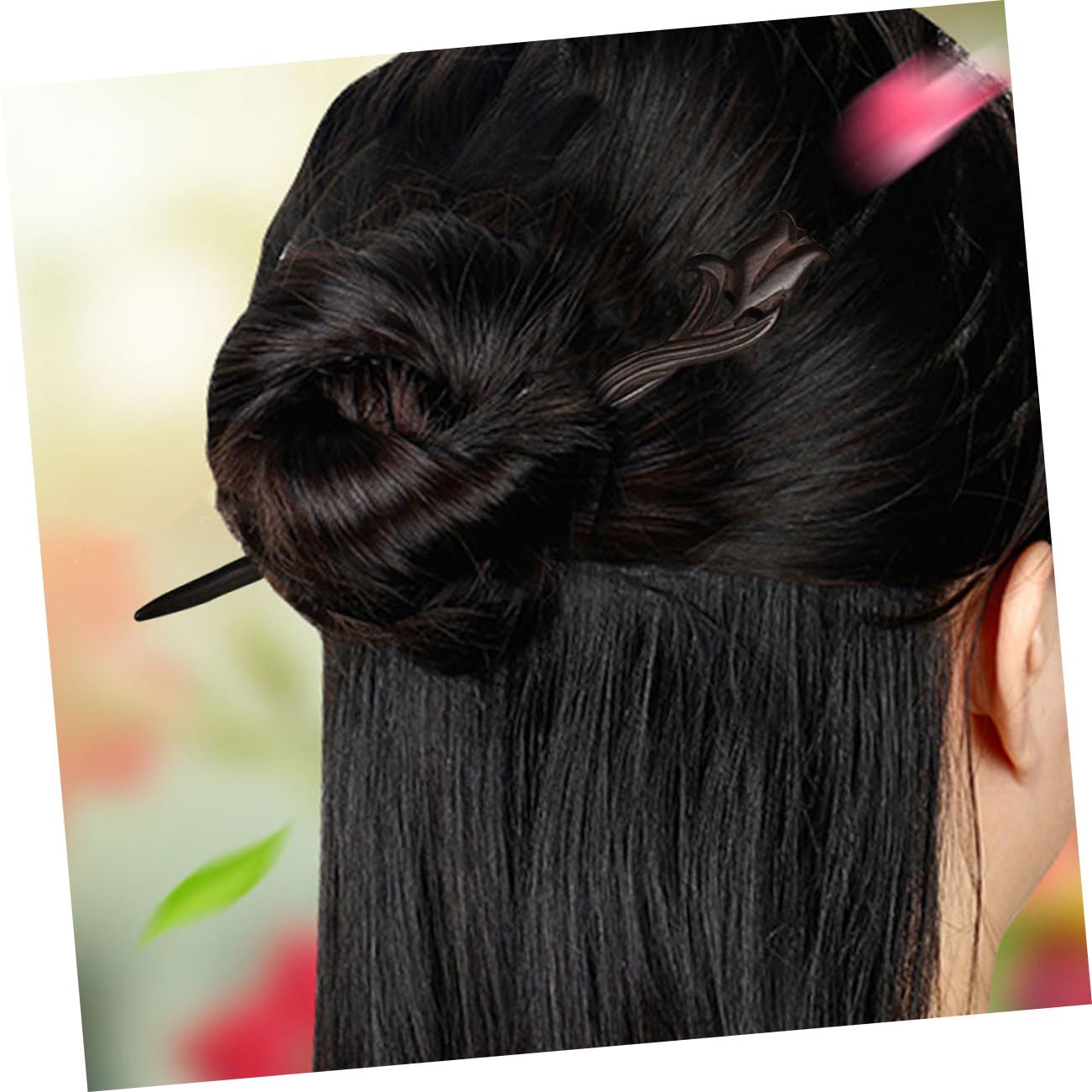 MAGICLULU 3 Piezas Horquilla Mujer Pinzas Pelo Goody Para Mujer Pasadores Para El Cabello Fabricante Moño Pelo Horquilla Decorativa Bambú Porcelana Clásico Perder