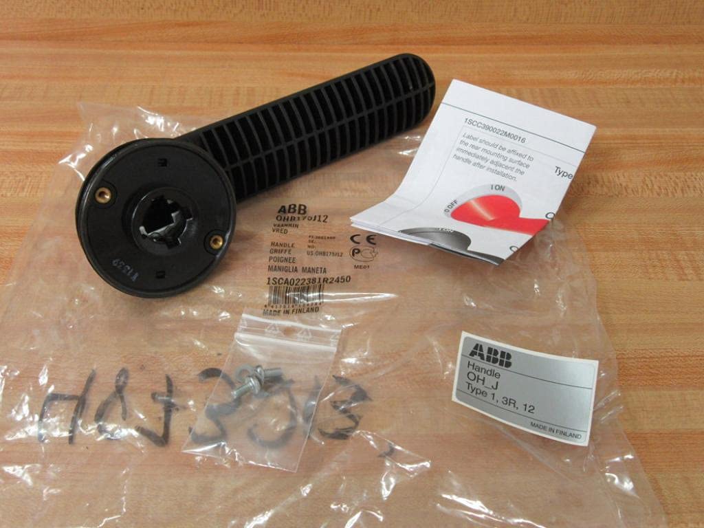 ABB OHB175J12 Pistol Handle, For Use With Disconnector Switches, Black