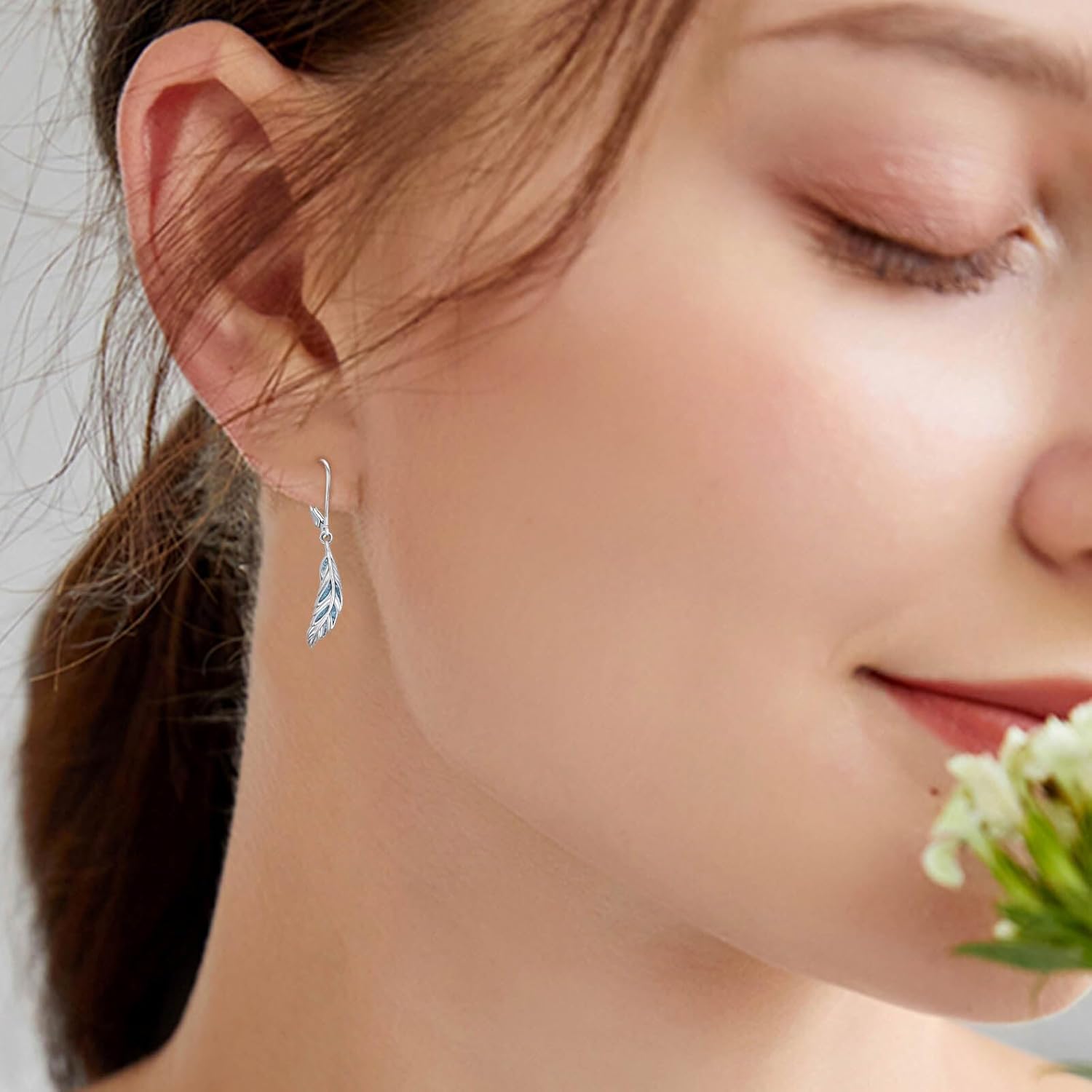 YYB Cowgirl Earrings Western Earrings for Women Sterling Silver Turquoise Dangle Drop Western Jewelry for Women Birthday Gifts for Her