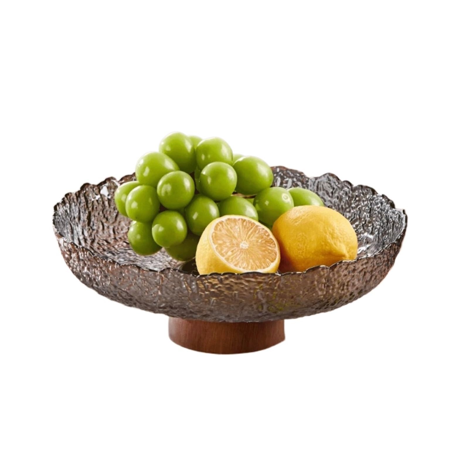 Tè pomeridiano Stand for torta con ornamenti for soggiorno in legno(Grijs,Grande)