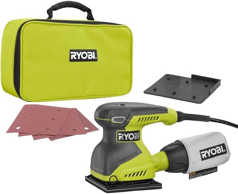 Ryobi ZRS652DGK 1/4 in.-Sheet Pad Sander (Renewed)