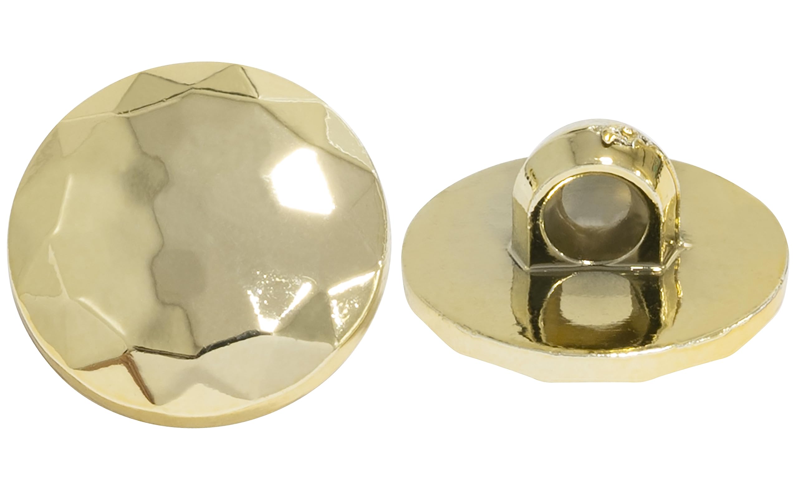 C65595 - Lot De 10 Boutons à Queue 15 Mm à Coudre 24L L24