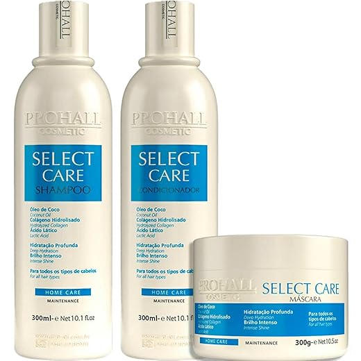 Prohall Select Care - Kit Manutenção Pós Progressiva Trio (3 Produtos)