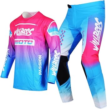 Youth Moto Gear Set Pant and Jersey Combo for Kids MX Motocross Children Racing Suit Offroad Boys Girls